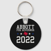 Greg Abbott For Governor Election July 4th Republi Sleutelhanger (Voorkant)
