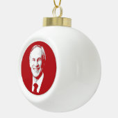 GREG ABBOTT KERAMISCHE BAL ORNAMENT (Rechts)