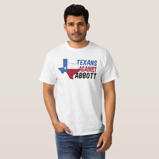 Greg abbott retro t-shirt (Voorkant volledig)