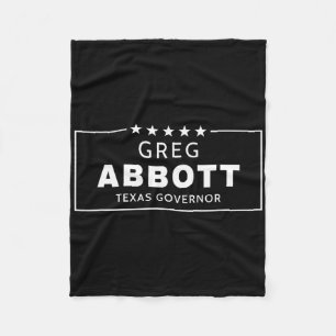 Greg Abbott Verkiezing Texas Gouverneur Republikei Fleece Deken