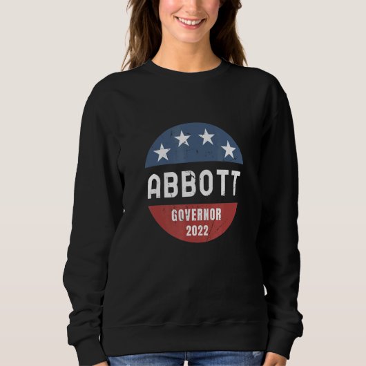 Greg Abbott Voor Texas Gouverneur 2022 Trui (Voorkant)