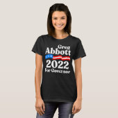 Greg Abbott voor Texas Republican Greg Abbott voor T-shirt (Voorkant volledig)