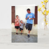 Greg en de Coneheads Kaart (Gele Bloem)