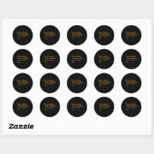 Greg Gift Quote Grappige Verjaardag Gepersonalisee Ronde Sticker (Vel)