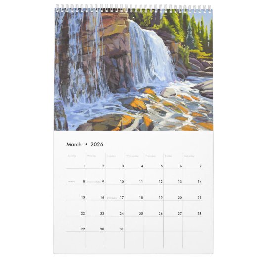 Greg Hargarten Canadian Landscapes Calendar Kalender (Mar 2026)