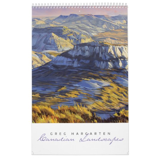 Greg Hargarten Canadian Landscapes Calendar Kalender (Hoes)