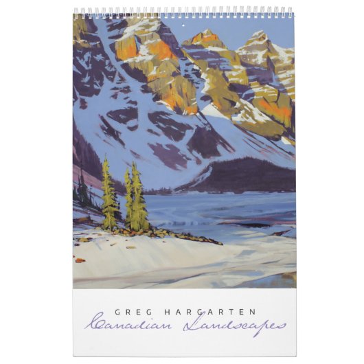 Greg Hargarten Canadian Landscapes Calendar Kalender (Hoes)
