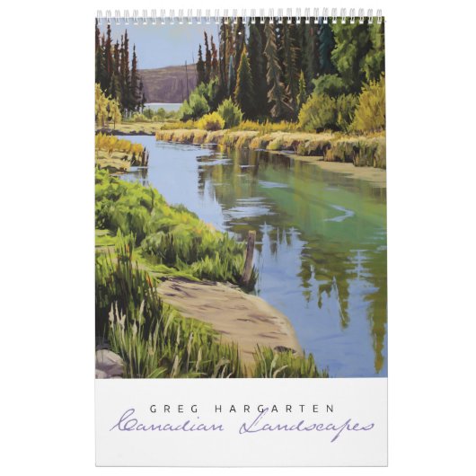 Greg Hargarten Canadian Landscapes Calendar Kalender (Hoes)