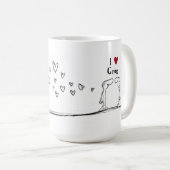 Greg "I love greg" "I hartgreg" Koffiemok (Voorkant rechts)