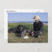 Greg Pike met Booger, Kat en Mousey Briefkaart (Voorkant / Achterkant)