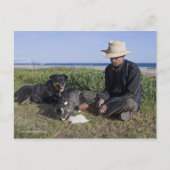 Greg Pike met Booger, Kat en Mousey Briefkaart (Voorkant)