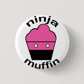 Greg the Ninja Muffin Ronde Button 3,2 Cm