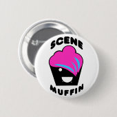 Greg the Scene Muffin Ronde Button 5,7 Cm (Voorkant /achterkant)