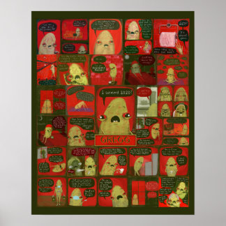 Gregg comic poster Laura Irrgang I overleefde 2020