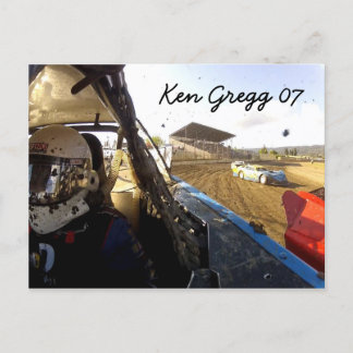 Gregg Racing Autograph Card Briefkaart