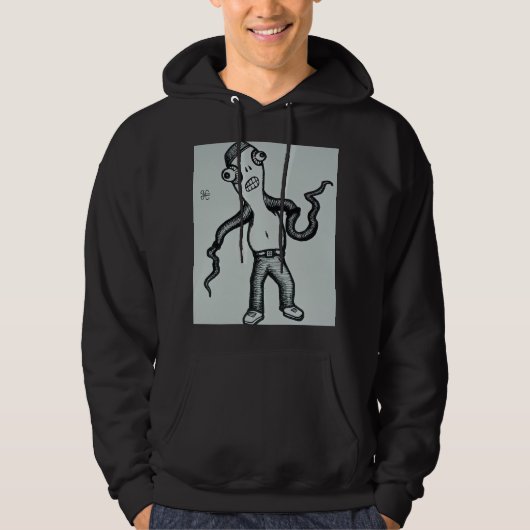 "Gregg the Unshirted" pullover hoodie (Voorkant)