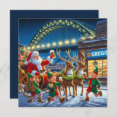 Greggs bij de Brug Feestdagenkaart (Voorkant / Achterkant)