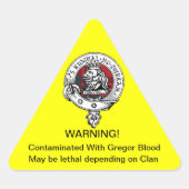 Gregor Contaminatie Sticker (Voorkant)