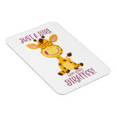 Gregor Giraffe - Gewoon een meisje dat van Giraffe Magneet (Rechterzijde)