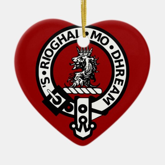 Gregor Kerstversient Keramisch Ornament (Voorkant)