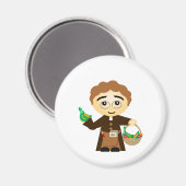 Gregor Mendel Magneet (Voorkant / Achterkant)