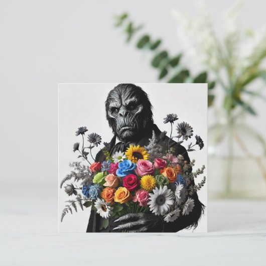 Gregor Thistlegruff - Gotisch Wenskaart (Staand voorkant)