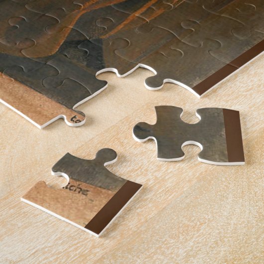 Gregoriaanse monnik in gebed met volle Cassock Legpuzzel (Zijkant)