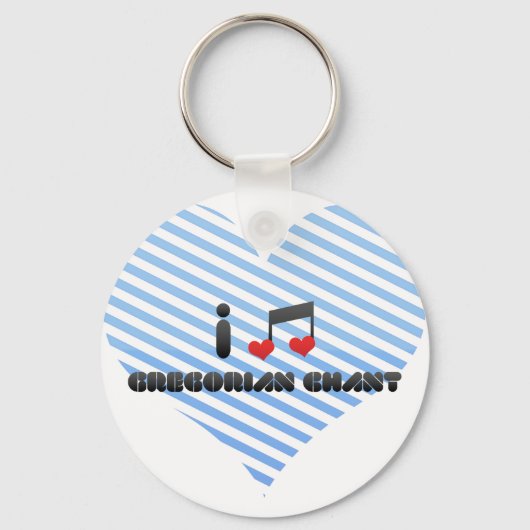 Gregorian Chant fan Sleutelhanger (Voorkant)