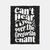 Gregorian Chant Funny Catholic Traditional Latin M Fleece Deken (Voorkant)