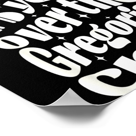 Gregorian Chant Funny Catholic Traditional Latin M Poster (Hoek)