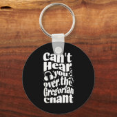 Gregorian Chant Funny Catholic Traditional Latin M Sleutelhanger (Voorkant)