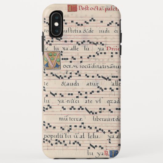 Gregorian chant iPhone case XS Max (Achterkant)
