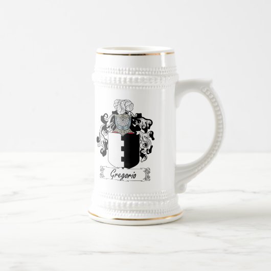 Gregorio Family Crest Bierpul (Rechts)