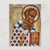 Gregorius de Theoloog Orthodox Christelijk Briefkaart (Voorkant)
