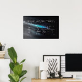 Gregory and Leibniz Pi Formule - Wiskunde Poster (Thuiskantoor)