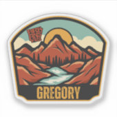 Gregory, Arkansas Sticker (Voorkant)