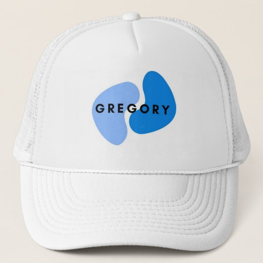 "Gregory Blue" Trucker Hat Pet (Voorkant)