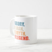 Gregory De Man De Mythe De Legende Koffiemok (Voorkant links)