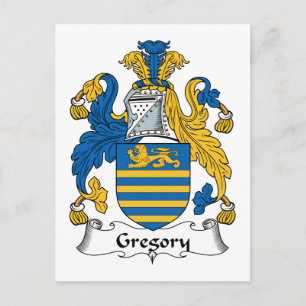 Gregory Family Crest Briefkaart