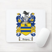 GREGORY FAMILY CREST - GREGORY COAT OF ARMS MUISMAT (Met muis)