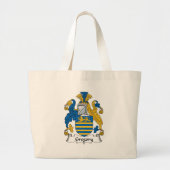 Gregory Family Crest Grote Tote Bag (Voorkant)