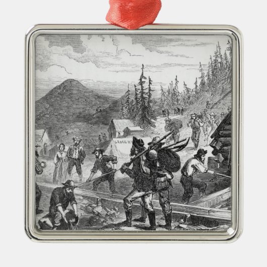 Gregory Gold Diggings, Colorado Metalen Ornament (Voorkant)