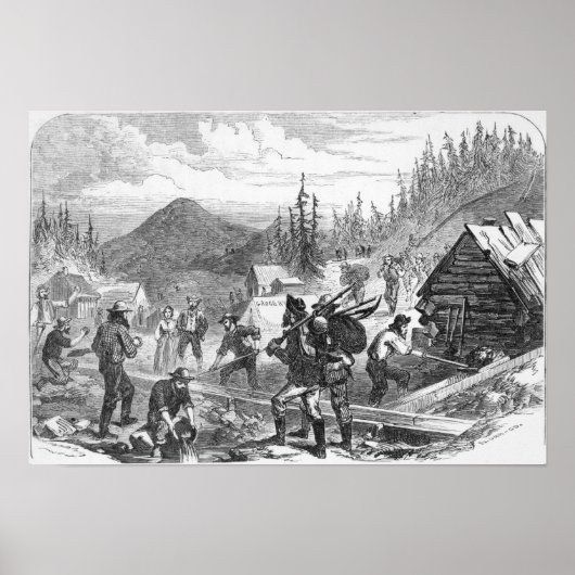 Gregory Gold Diggings, Colorado Poster (Voorkant)