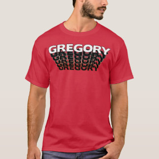 Gregory Grappige Retro Vintage Zonsondergang Grego T-shirt