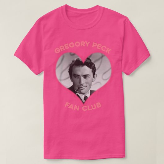 Gregory Peck Fan Club T-shirt (Design voorkant)