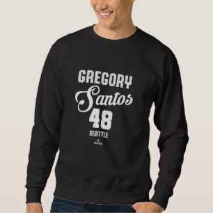 Gregory Santos 48 Seattle Baseball Vintage MLBPA Trui