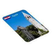 Gregory van het Nin-standbeeld in Split - Dalmatia Magneet (Rechterzijde)