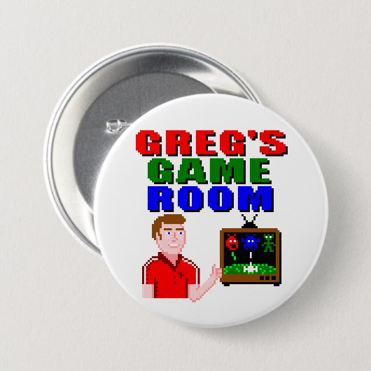 Greg's Game Room Button (Voorkant /achterkant)