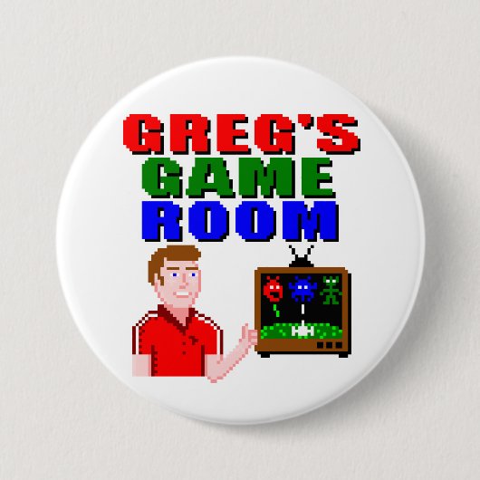 Greg's Game Room Button (Voorkant)
