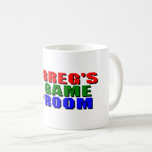 Greg's Game Room Logo Mok 330 ml (Voorkant rechts)